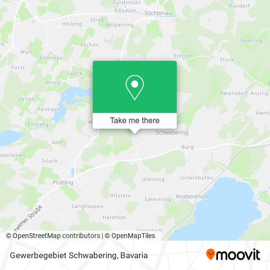 Gewerbegebiet Schwabering map