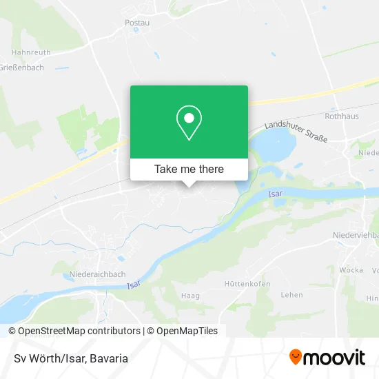 Карта Sv Wörth/Isar