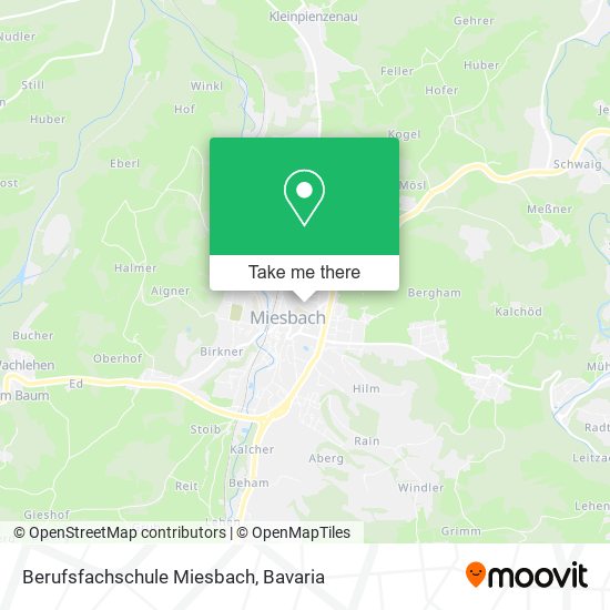 Berufsfachschule Miesbach map