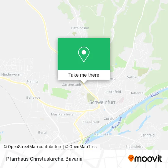 Карта Pfarrhaus Christuskirche