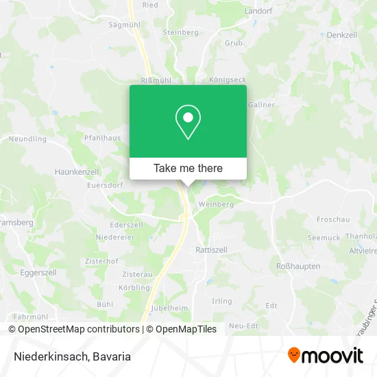Карта Niederkinsach