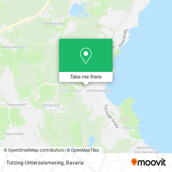 Карта Tutzing-Unterzeismering