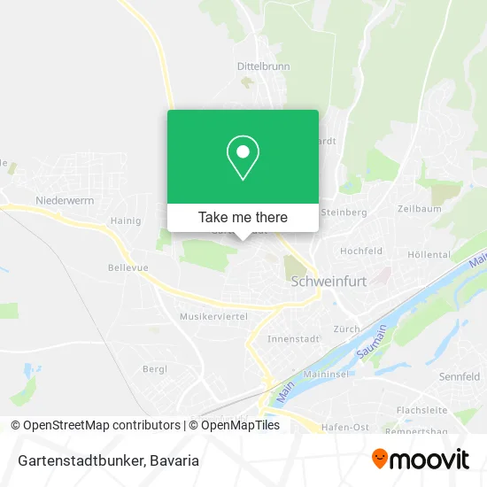 Карта Gartenstadtbunker