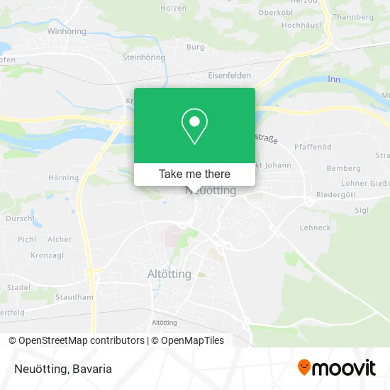 Карта Neuötting