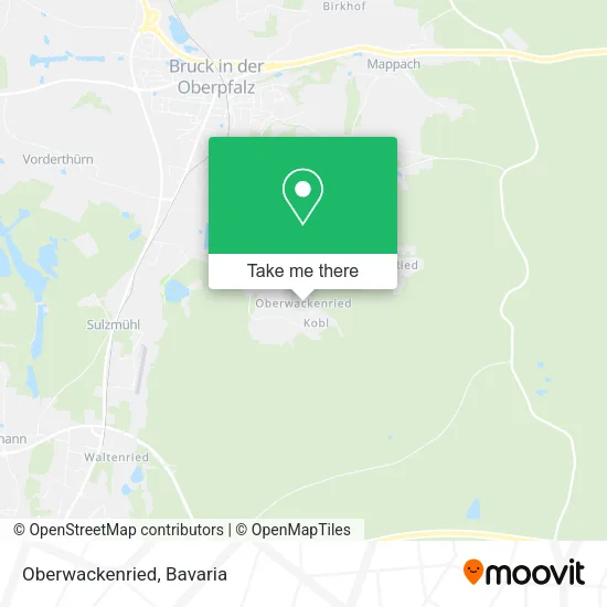 Карта Oberwackenried