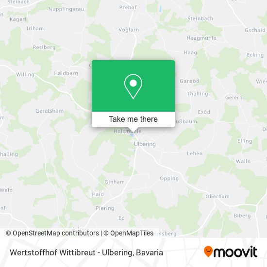 Wertstoffhof Wittibreut - Ulbering map