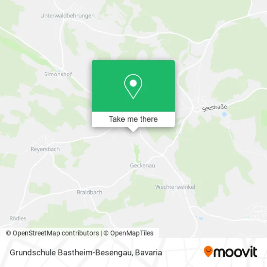Карта Grundschule Bastheim-Besengau