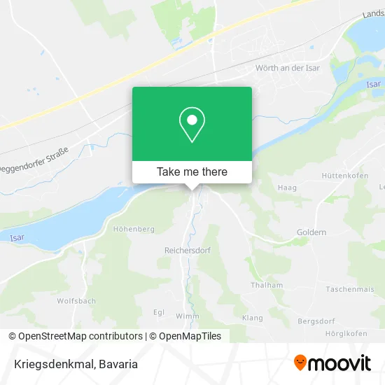 Карта Kriegsdenkmal