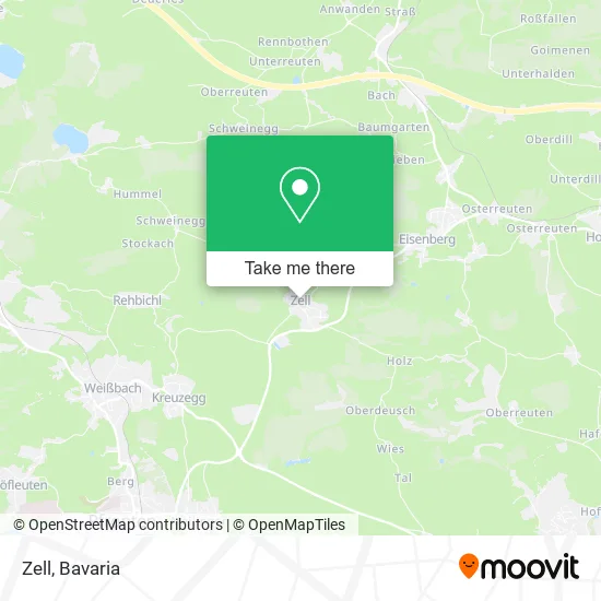 Карта Zell