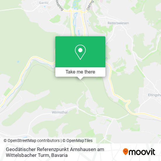 Карта Geodätischer Referenzpunkt Arnshausen am Wittelsbacher Turm