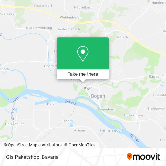 Карта Gls Paketshop