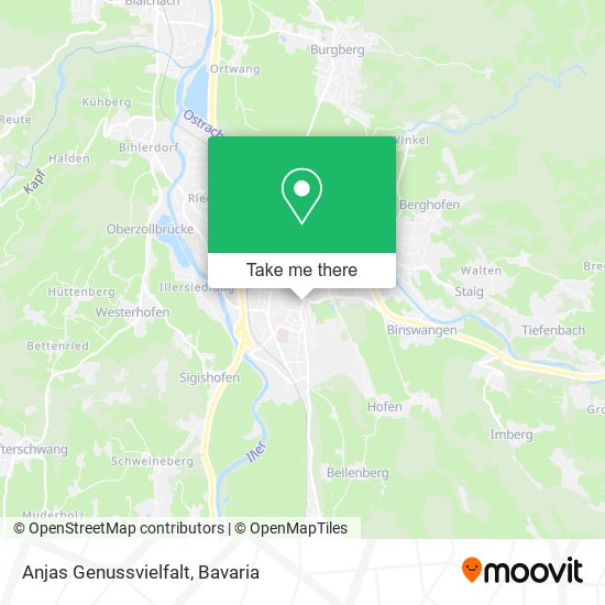 Карта Anjas Genussvielfalt