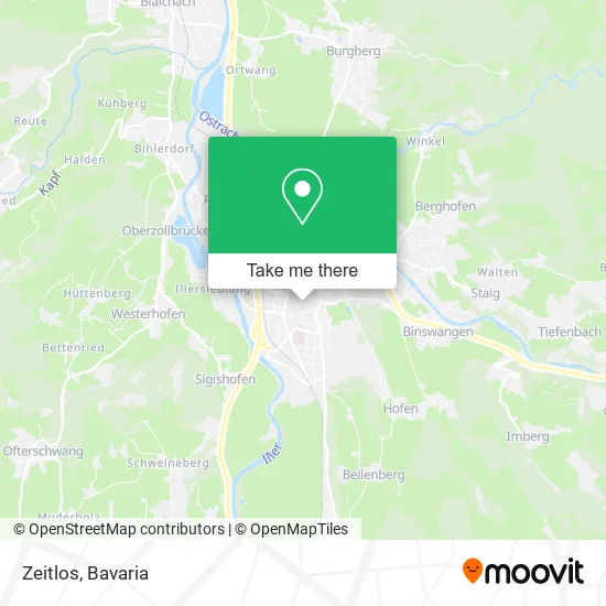 Карта Zeitlos