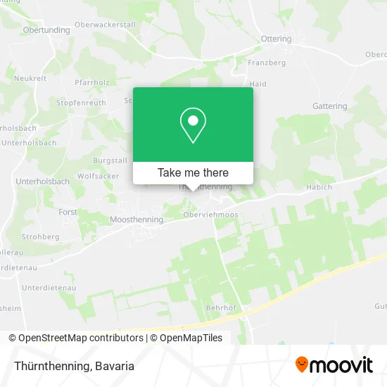 Карта Thürnthenning