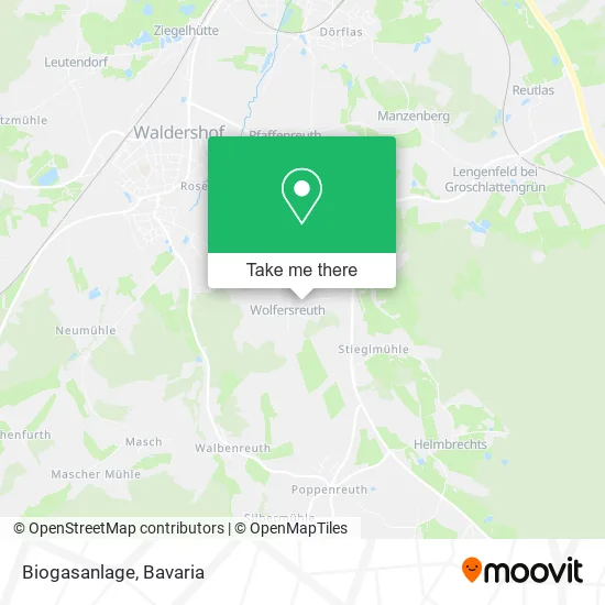 Карта Biogasanlage