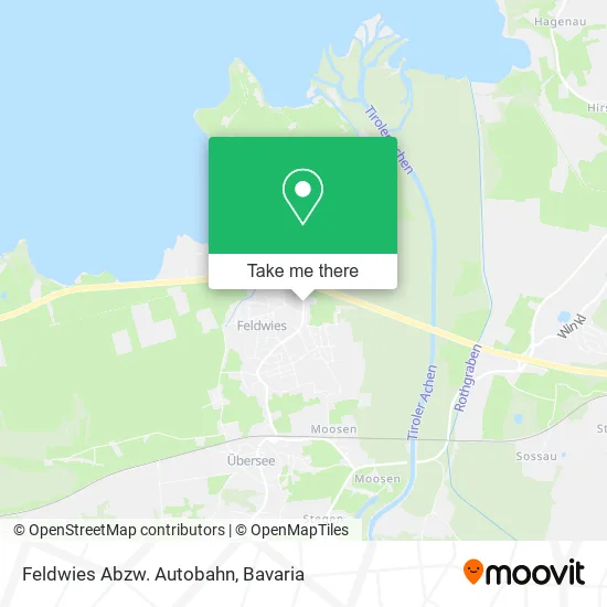 Карта Feldwies Abzw. Autobahn