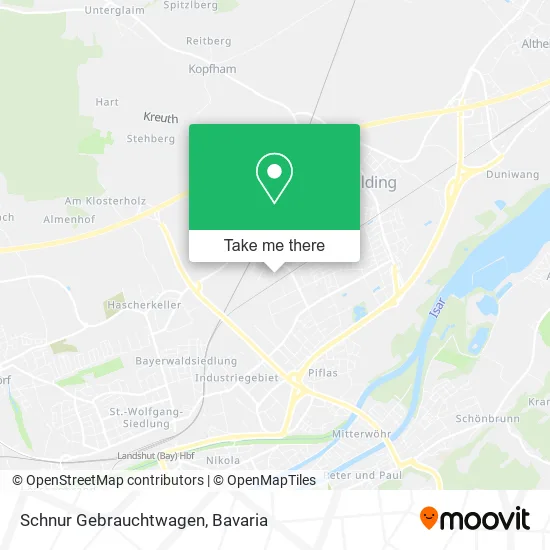 Карта Schnur Gebrauchtwagen