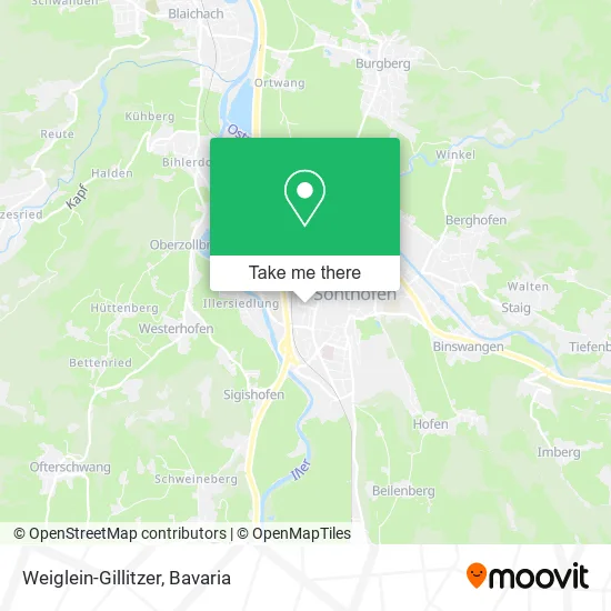 Карта Weiglein-Gillitzer