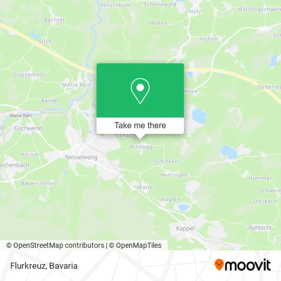 Карта Flurkreuz