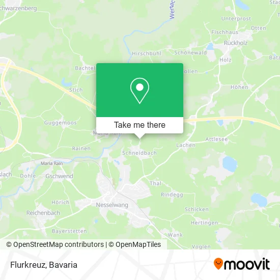 Карта Flurkreuz