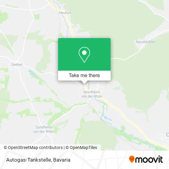 Карта Autogas-Tankstelle