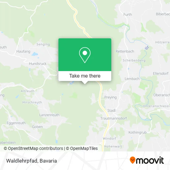 Карта Waldlehrpfad