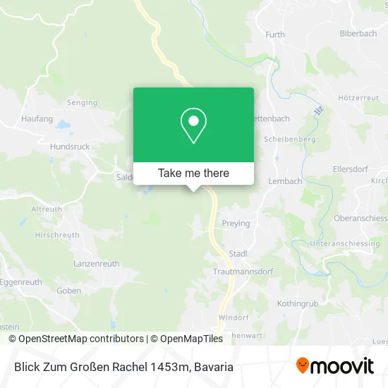 Карта Blick Zum Großen Rachel 1453m