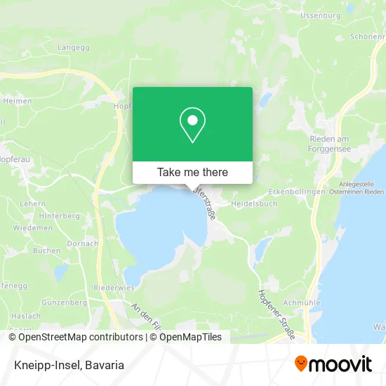Карта Kneipp-Insel
