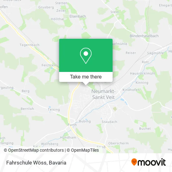 Карта Fahrschule Wöss