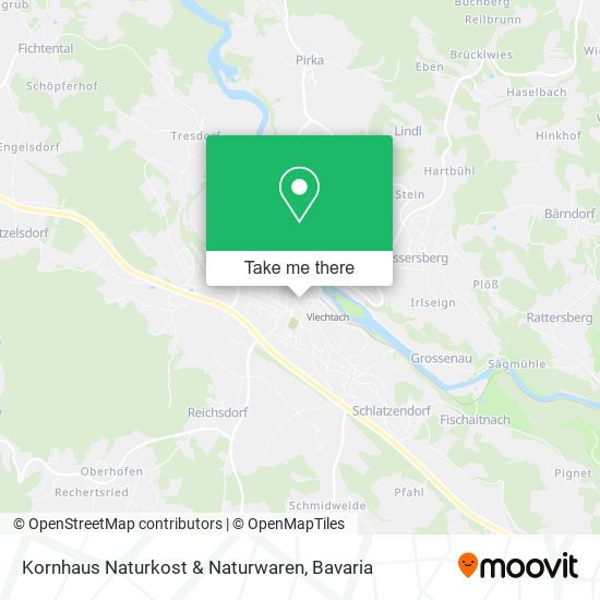 Карта Kornhaus Naturkost & Naturwaren