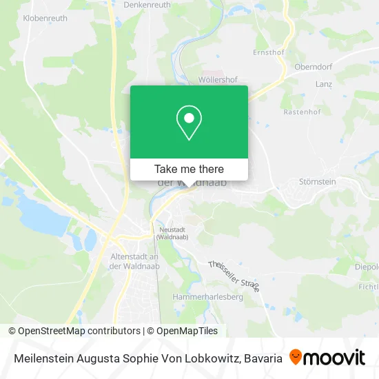 Карта Meilenstein Augusta Sophie Von Lobkowitz