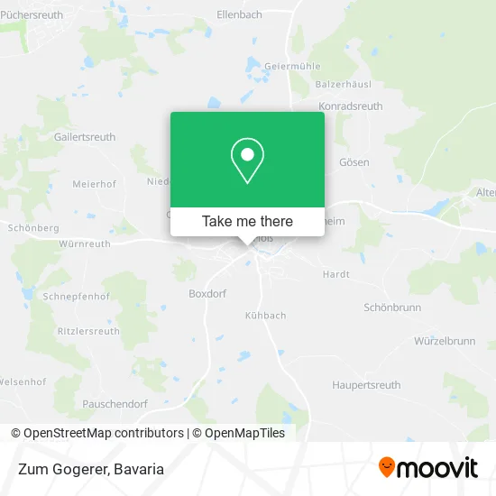 Карта Zum Gogerer