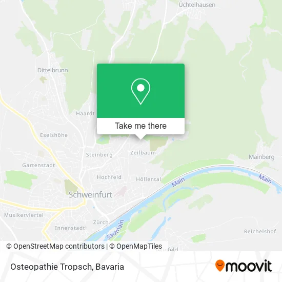 Карта Osteopathie Tropsch