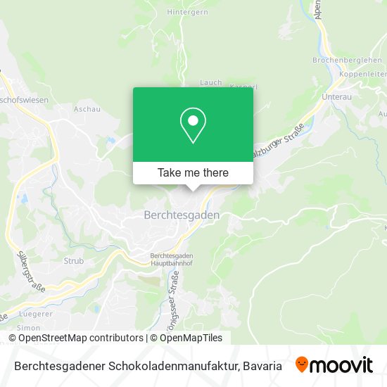 Berchtesgadener Schokoladenmanufaktur map