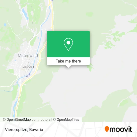 Карта Viererspitze