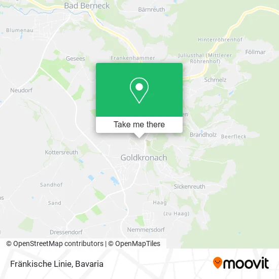 Карта Fränkische Linie