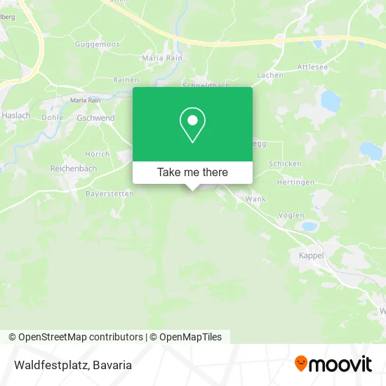 Карта Waldfestplatz