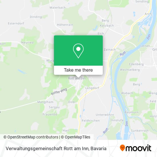 Карта Verwaltungsgemeinschaft Rott am Inn