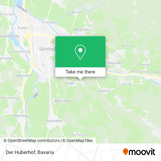 Карта Der Huberhof