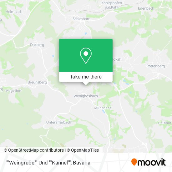 ""Weingrube"" Und ""Kännel"" map