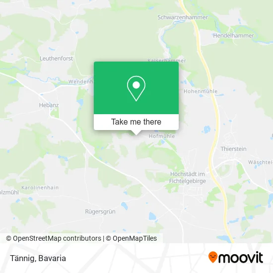 Карта Tännig