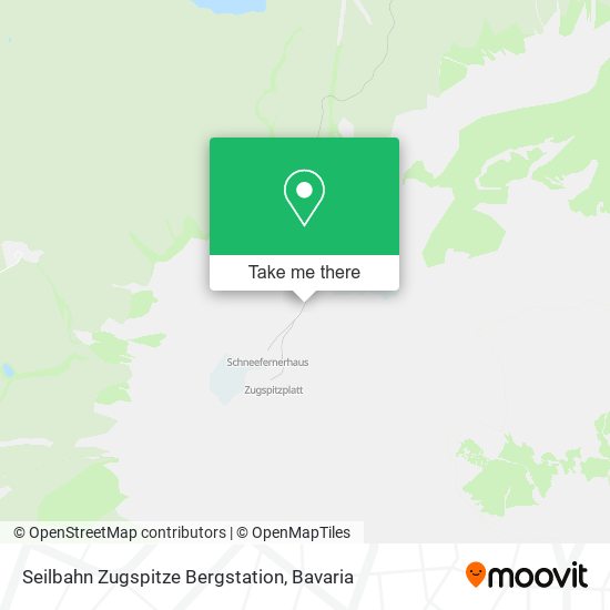 Карта Seilbahn Zugspitze Bergstation