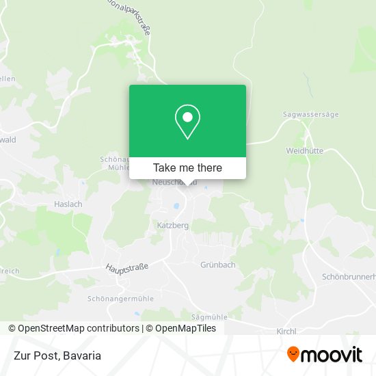 Zur Post map