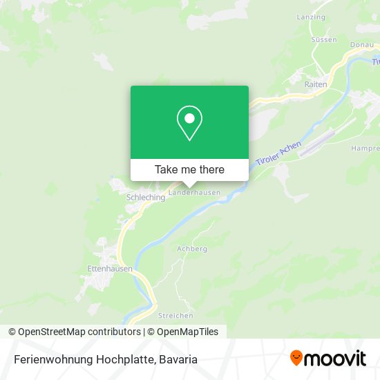 Ferienwohnung Hochplatte map