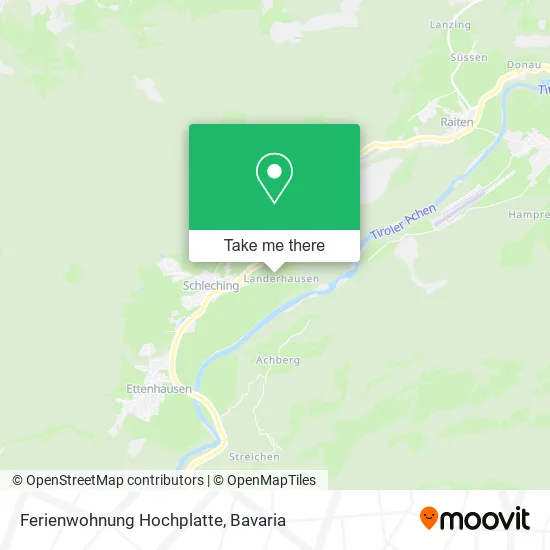 Карта Ferienwohnung Hochplatte