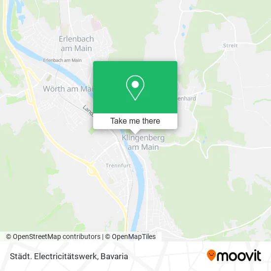 Карта Städt. Electricitätswerk