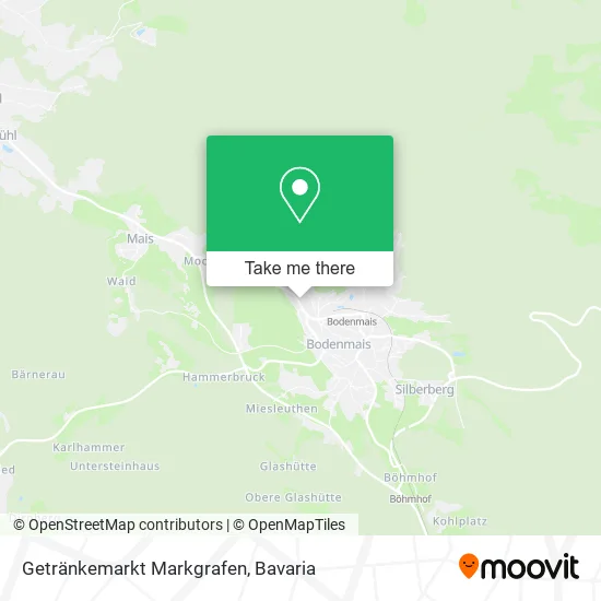 Карта Getränkemarkt Markgrafen