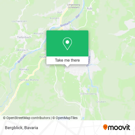 Карта Bergblick
