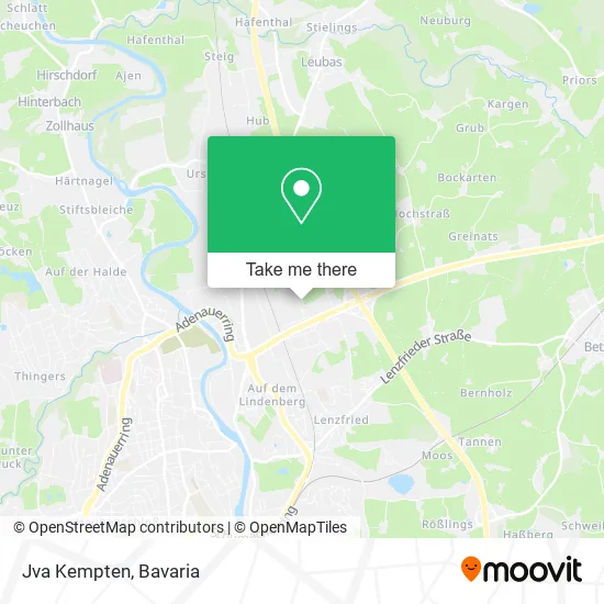 Карта Jva Kempten