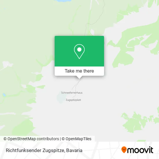 Карта Richtfunksender Zugspitze